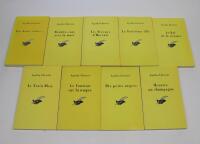 9 st. AGATHA CHRISTIE b&ouml;cker p&aring; FRANSKA: Le Train Bleu + Le Couteau sur la nuque + Dix petits n&egrave;gres + Meurtre au champagne + Un, deux, trois... + Rendez-vous avec la mort + Les Travaux d'Hercule + La Troisi&egrave;me fille + Le Bal de la victoire