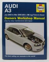 AUDI A3 (jun 2003 to Mar 2008, 03 to 08 registration, Petrol & Diesel) Haynes Owners Workshop Manual 