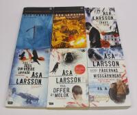 6 st. pocket REBECKA MARTINSSON serie: 1. Solstorm 2. Det blod som spillts 3. Svart stig 4. Till dess din vrede upph&ouml;r 5. Till offer &aring;t Molok 6. F&auml;dernas missg&auml;rningar  [komplett serie]