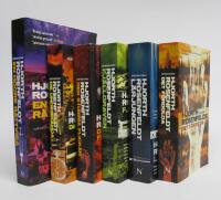 6 st. b&ouml;cker SEBASTIAN BERGMAN serie: 1. Det f&ouml;rdolda 2. L&auml;rjungen 3. Fj&auml;llgraven 4. Den stumma flickan 5. De underk&auml;nda 6. En h&ouml;gre r&auml;ttvisa