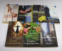 7 st. KAJSA INGEMARSSON b&ouml;cker: P&aring; det fj&auml;rde ska det ske + Inte enklare &auml;n s&aring; + Sm&aring; citroner gula + Den ryske v&auml;nnen + Lyckans hjul + Bara vanligt vatten + N&aring;gonstans inom oss