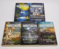 5 st. HOMAN-DECKARE: Mord i bl&aring;tt + Juvelskrinet + Medicis ring + Silverapostlarna + I skuggan av Etna