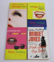 4 st. HELEN FIELDING b&ouml;cker: Bridget Jones dagbok + P&aring; spaning med Bridget Jones+ Bridget Jones, Mad about the boy + Samvetets r&ouml;st