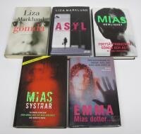 5 st. MARIA ERIKSSON b&ouml;cker: G&ouml;mda + Asyl OU + Mias hemlighet OU + Mias systrar OU + Emma, Mias dotter OU
