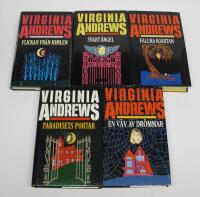 FAMILJEN CASTEEL Del 1-5 komplett: 1. Flickan fr&aring;n himlen 2. Svart &auml;ngel 3. Fallna hj&auml;rtan 4. Paradisets portar 5. En v&auml;v av dr&ouml;mmar  [The Casteel Family-serie]