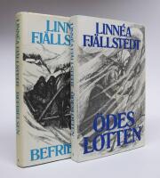 2 st. LINN&Eacute;A FJ&Auml;LLSTEDT b&ouml;cker: &Ouml;deslotten + Befrielsen