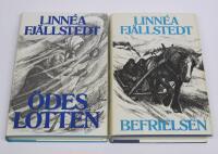 2 st. LINN&Eacute;A FJ&Auml;LLSTEDT b&ouml;cker: &Ouml;deslotten + Befrielsen