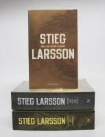 MILLENNIUM- trilogin: 1. M&auml;n som hatar kvinnor 2. Flickan som lekte med elden 3. Luftslottet som spr&auml;ngdes