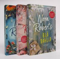 TR&Auml;DG&Aring;RDSTRILOGIN: 1. Bl&aring; dahlia 2. Svart ros 3. R&ouml;d lilja  [Harpers handelstr&auml;dg&aring;rd komplett serie]