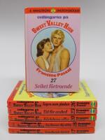 6 b&ouml;cker ur serien Tvillingarna p&aring; Sweet Valley High: 17. Svindlande k&auml;rlek 18. Jag l&auml;mnar dig aldrig 20. K&auml;rlekens offer 23. Tid f&ouml;r avsked 26. Tagen som gisslan 27. Sviket f&ouml;rtroende [SVH-serien]