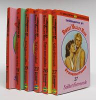 6 b&ouml;cker ur serien Tvillingarna p&aring; Sweet Valley High: 17. Svindlande k&auml;rlek 18. Jag l&auml;mnar dig aldrig 20. K&auml;rlekens offer 23. Tid f&ouml;r avsked 26. Tagen som gisslan 27. Sviket f&ouml;rtroende [SVH-serien]