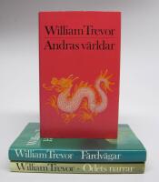 3 st. WILLIAM TREVOR romaner: F&auml;rdv&auml;gar + Andras v&auml;rldar + &Ouml;dets narrar