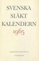 Svenska sl&auml;ktkalendern 1965