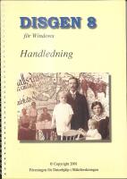 Disgen 8 f&ouml;r Windows - Handledning