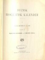 SVENSK BIOGRAFISK KALENDER I MALM&Ouml;HUS L&Auml;N