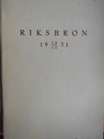 Riksbron  19/12 1931