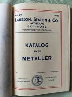 Katalog &ouml;ver metaller. Larsson, Seaton & Co.