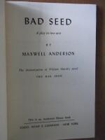 Bad Seed. A play in two acts