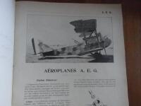 Les a&eacute;roplanes de la guerre de 1916 &aacute; 1920