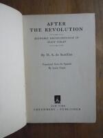 After the Revolution. Economic Reconstruction in Spain Today