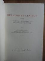 Heraldiskt Lexikon &ouml;ver &aring; Svenska Riddarhuset introducerade &auml;tter