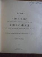 Handbok f&ouml;r M&aring;tt och Vigt med fullst&auml;ndiga jemf&ouml;relsetabeller f&ouml;r Meter-Systemet