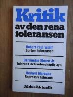 Kritik av den rena toleransen