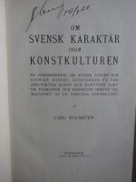 Om svensk karakt&auml;r inom konstkulturen
