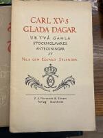 Carl XV:s glada dagar. Ur tv&aring; stockholmares anteckningar 