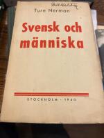 Svensk och m&auml;nniska