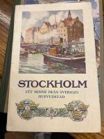 Stockholm. En sommarbok fr&aring;n Sveriges hufvudstad. 63 s. F&auml;rgill.