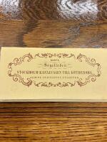 Karta &ouml;fver segelleden fr&aring;n Stockholm kanalv&auml;gen till G&ouml;teborg