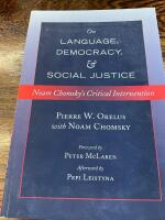 On Language, Democracy & Social Justice