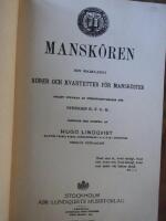Mansk&ouml;ren. En samling k&ouml;rer och kvartetter f&ouml;r mansr&ouml;ster