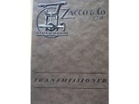 Zacco & Co Eftr. Transmissioner. Illustrerad priskurant nr 10