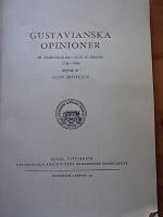 Gustavianska opinioner. M. Anckarsv&auml;rds brev till N. G. Schult&eacute;n 1790 - 1808 utg av Olof Mustelin