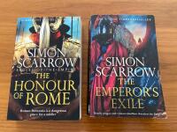 2x Eagles of the empire 1) The emperors exile nr 19 2) The honour of Rome nr 20