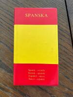 Spanska : spanskt-svenskt, svenskt-spanskt, español-sueco, sueco-español : spanskt ficklexikon med parlör och grammatik
