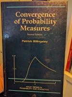 Convergence of Probability Measures, 2nd Edition