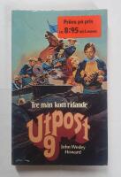 Tre m&auml;n kom ridande