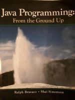 Java programming - from the ground up