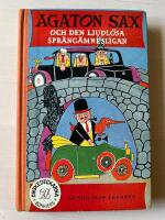 Agaton Sax och den ljudl&ouml;sa spr&auml;ng&auml;mnesligan