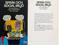 Spr&aring;k och social milj&ouml; : en introduktion till sociolingvistiken