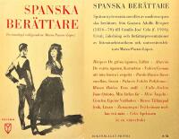 Spanska ber&auml;ttare: En antologi redigerad av Mateo Pastor-L&oacute;pez