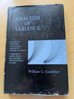 Analysis of variance
