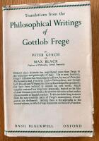 Translations from the philosophical writings of Gottlob Frege