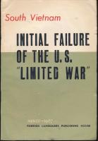 Initial Failure of the U.S. "limited War".