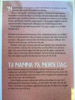 Till mamma p&aring; mors dag