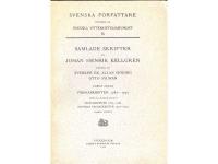 Samlade skrifter - Femte delen i fyra band sid 1-736 + inneh&aring;llsf&ouml;rt.