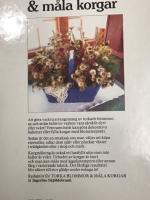 Torka blommor & m&aring;la korgar